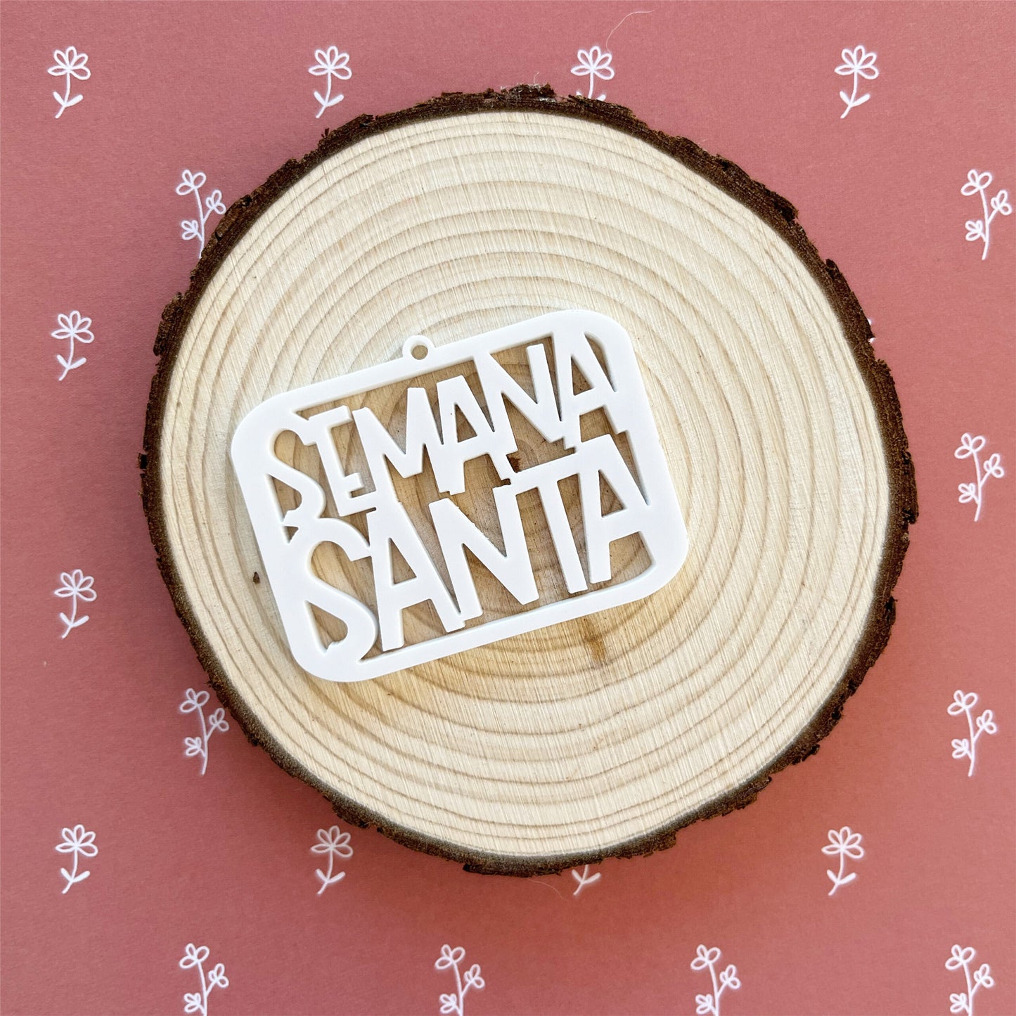 Mini medallon Semana Santa metacrilato