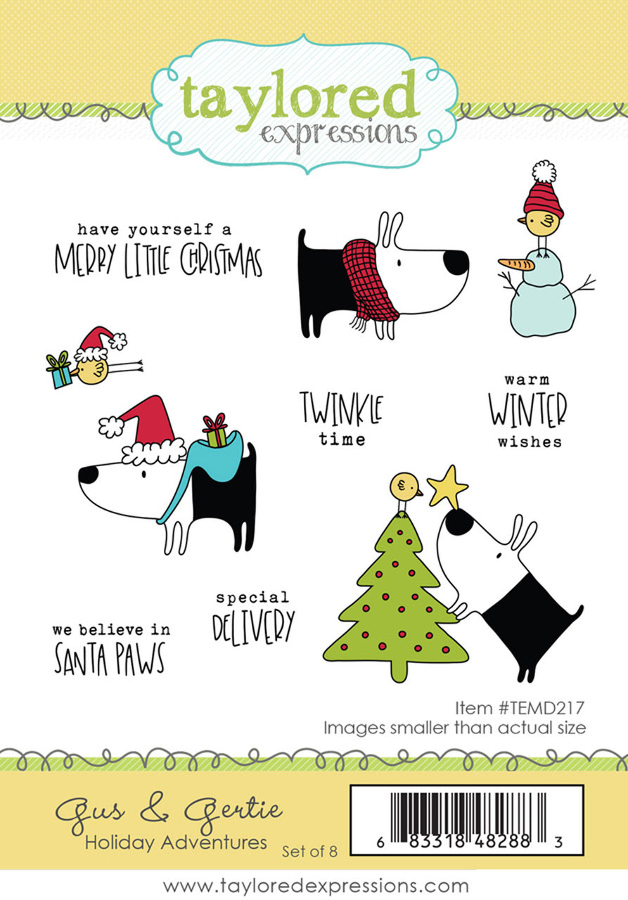 Gus & Gertie Holiday Adventures Stamp and Dies Set