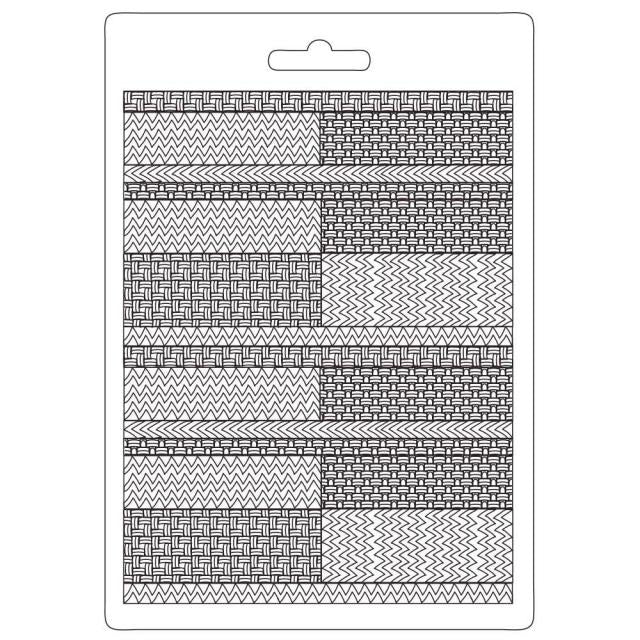 Soft Mould A5-Bauhaus textile pattern