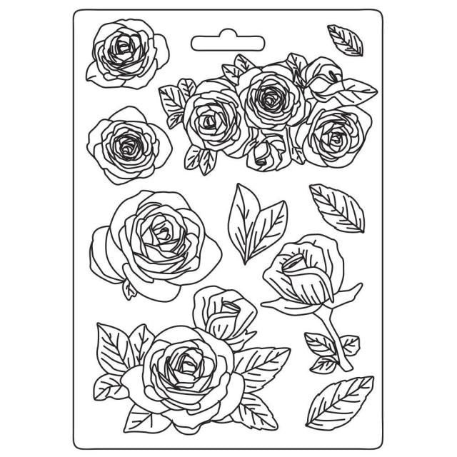 Soft Mould A5-Desire Roses