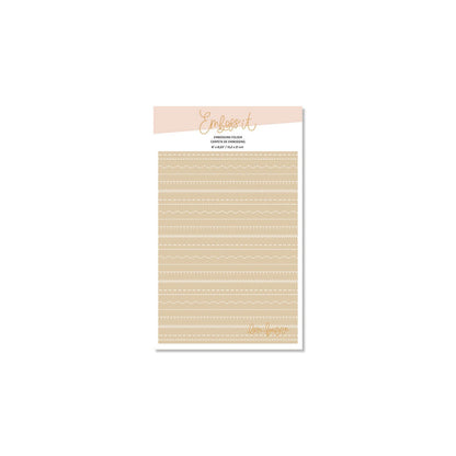 CARPETA DE EMBOSSING 6"X 8,25" COSTURA