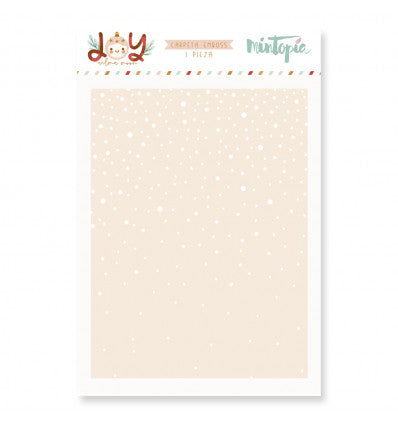 CARPETA EMBOSS NIEVE JOY