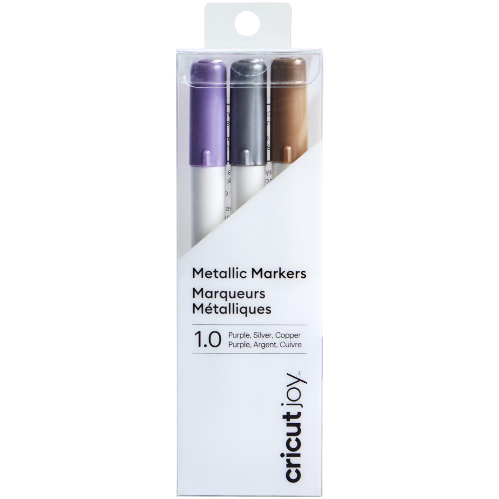 Violet, Copper & Silver - Metallic Markers 3pk