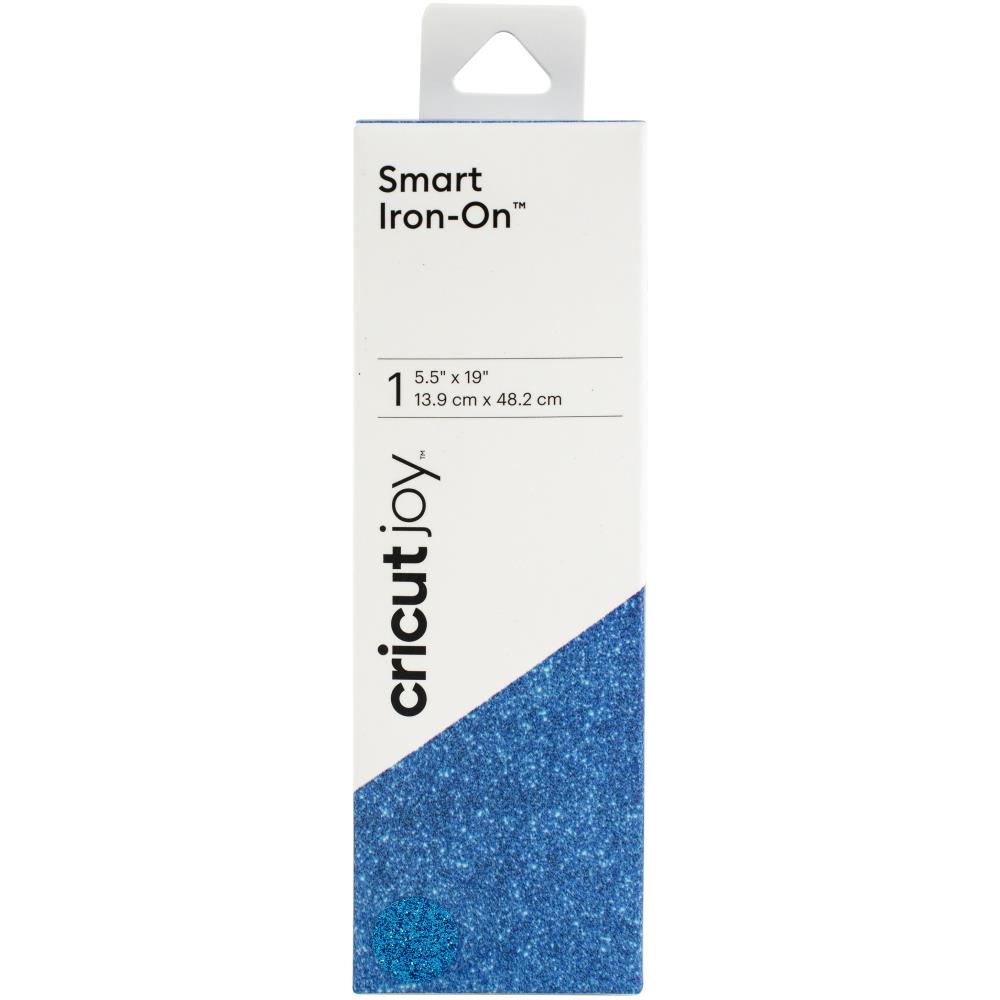 Aqua - Vinyl Iron-On Glt Glitter 5.5"X19"