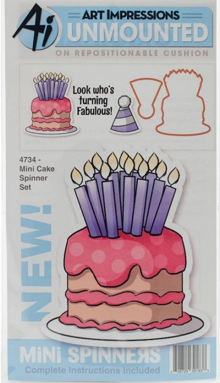Mini Cake Spinner Stamp Set