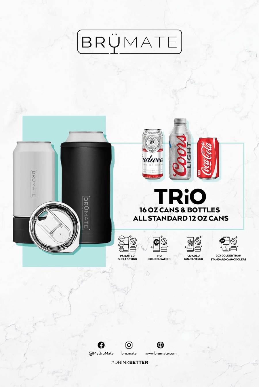 HOPSULATOR TRíO 3-in-1 | OD Green (16oz/12oz cans)