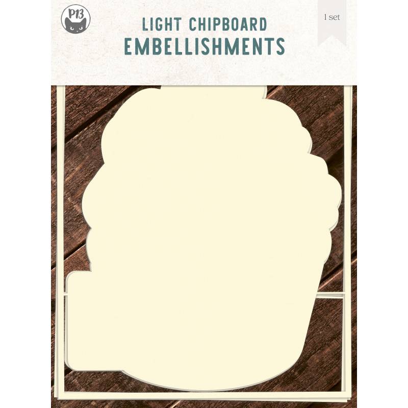 Light chipboard album base Cupcake - refill 6x8"