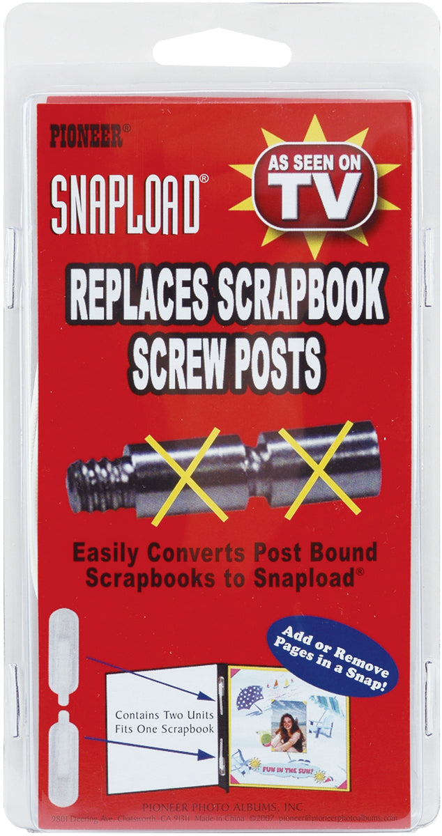 Snapload Replaces Scrapbook Screw Posts