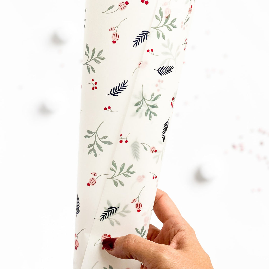 Vellum Muérdagos 12"x12" Winter Wishes