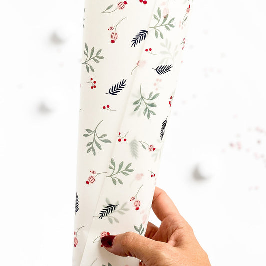 Vellum Muérdagos 12"x12" Winter Wishes