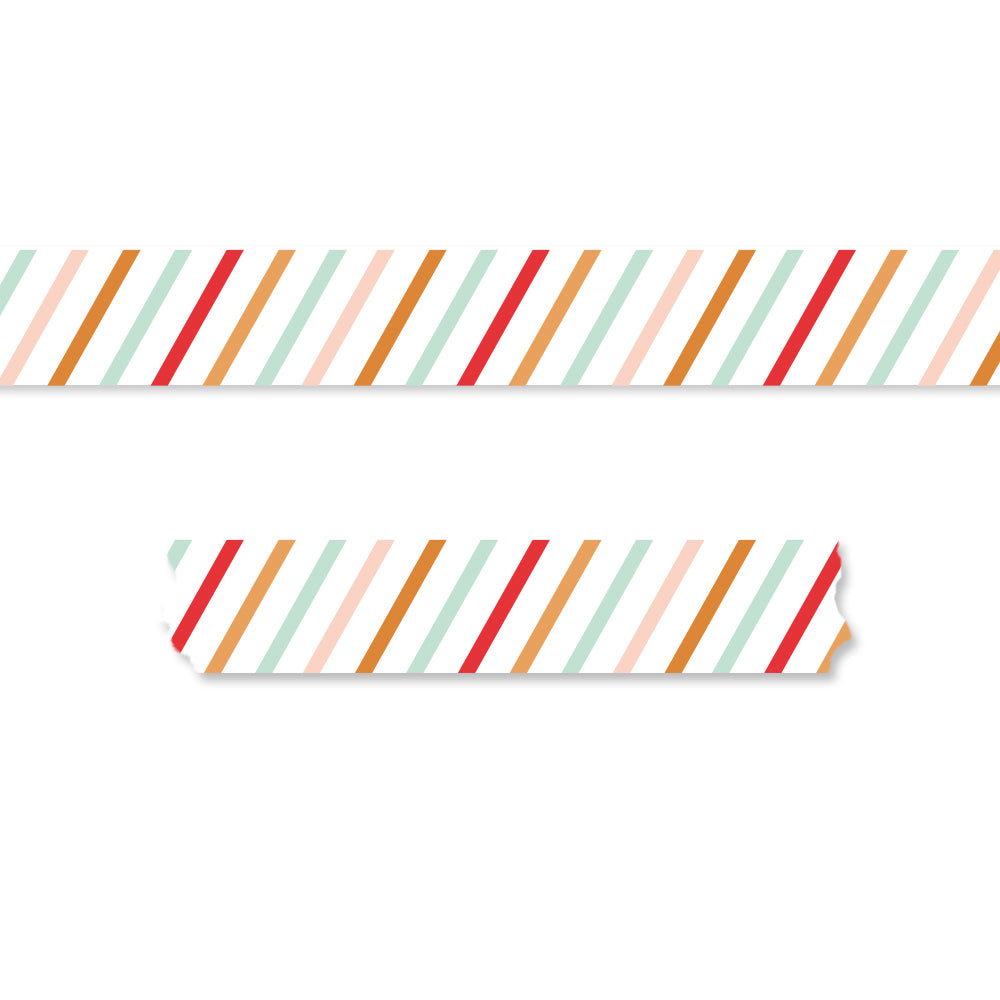 Washi tape rayas de colores JOY de Mintopía